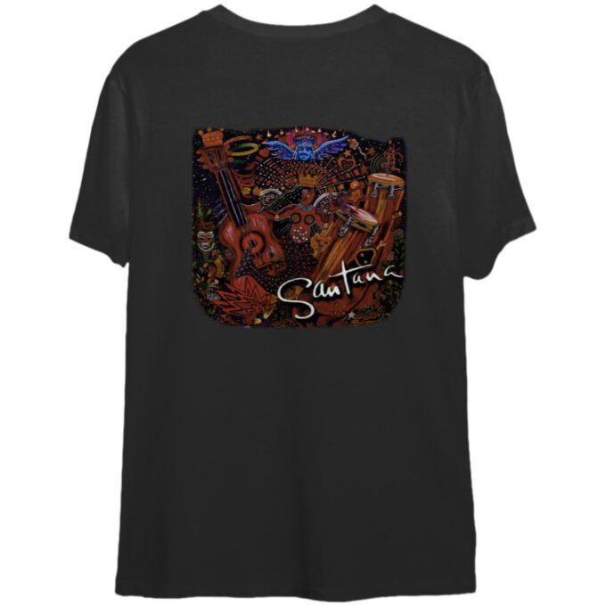 Vintage Santana T-Shirt, For Men And Women
