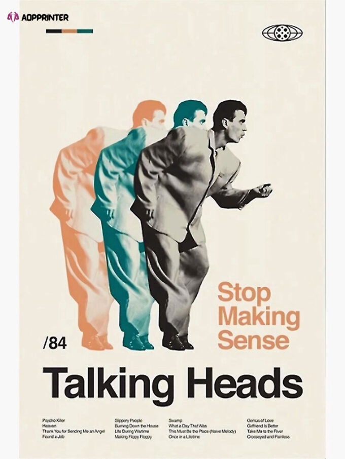 Vintage Stop Making Sense, Talking Heads Premium Matte Vertical Poster – Gift For Home Decoration