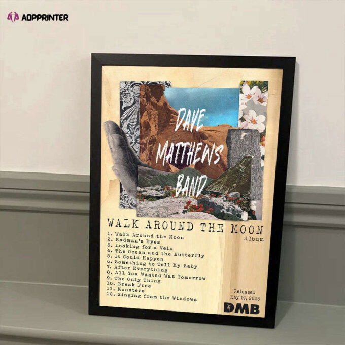 Walk Around The Moon Album Poster, Dave Matthews Band 2023 Poster,  For Home Decorations