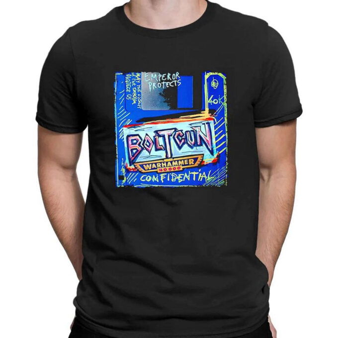 Warhammer 40000 Boltgun 35 Game T-shirt For Fans