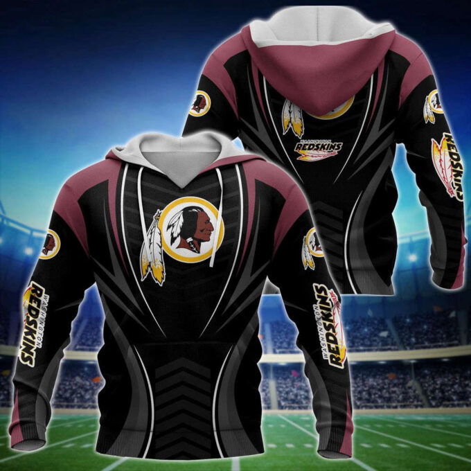 Washington Redskins NFL HoodieZipper Jogger Sweater Special