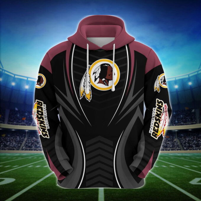 Washington Redskins NFL HoodieZipper Jogger Sweater Special