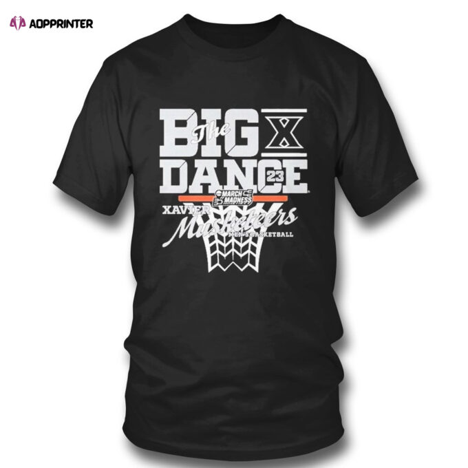 Xavier Musketeers University Mens Basketball 2023 The Big Dance March Madness Bound T-shirt For Fans