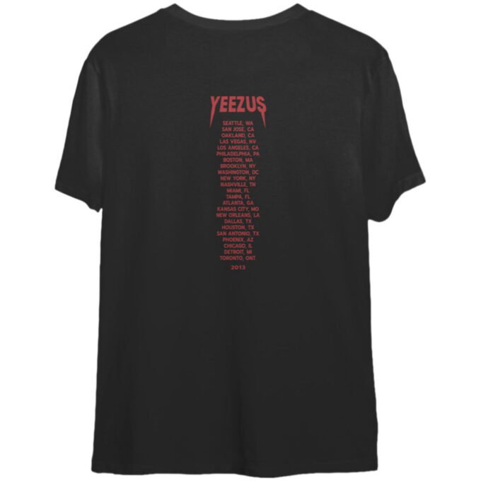 Yeezus Kanye west  T-Shirt, Vintage Graphic Shirt  For Men And Women