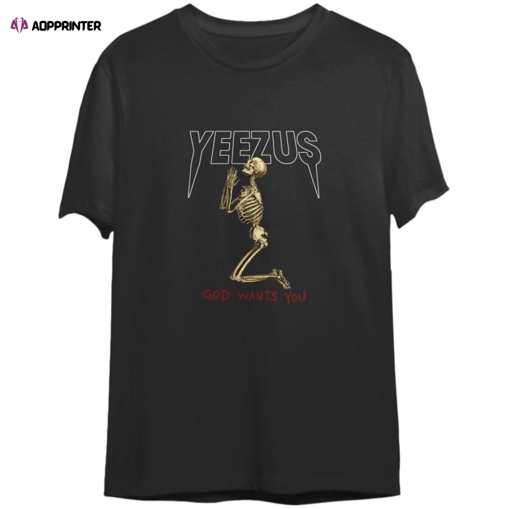 Yeezus Kanye west T-Shirt, Vintage Graphic Shirt For Men And Women Yeezus Kanye west T-Shirt, Vintage Graphic Shirt For Men And Women