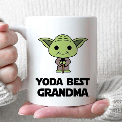 Cart 1 Yoda Best Grandma, Gift For Grandma, Custom Name Yoda Mug