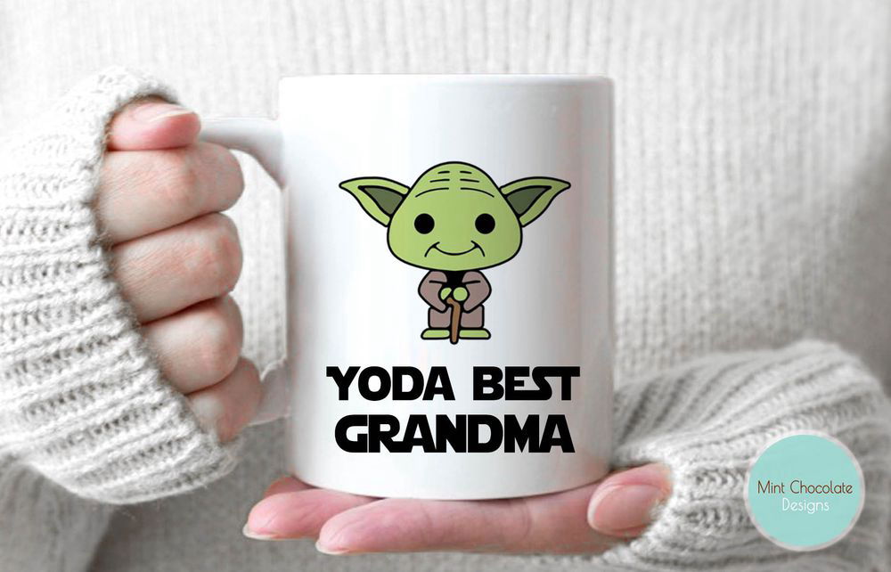 Yoda Best Grandma, Gift For Grandma, Custom Name Yoda Mug Yoda Best Grandma, Gift For Grandma, Custom Name Yoda Mug