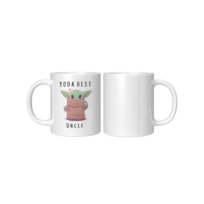 Yoda Best Uncle, Ceramic Mug, Yoda Mug, Yoda Uncle Mug, Star Wars Gifts