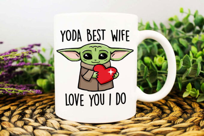 Yoda Best Wife Mug, Best Wife Ever Gift, Baby Yoda Mug, Gift For Wife