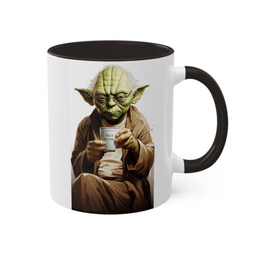 Cart 1 Yoda Coffee Mug, This is The Way, This is The Way Coffee Mug, Star Wars Fan Gift