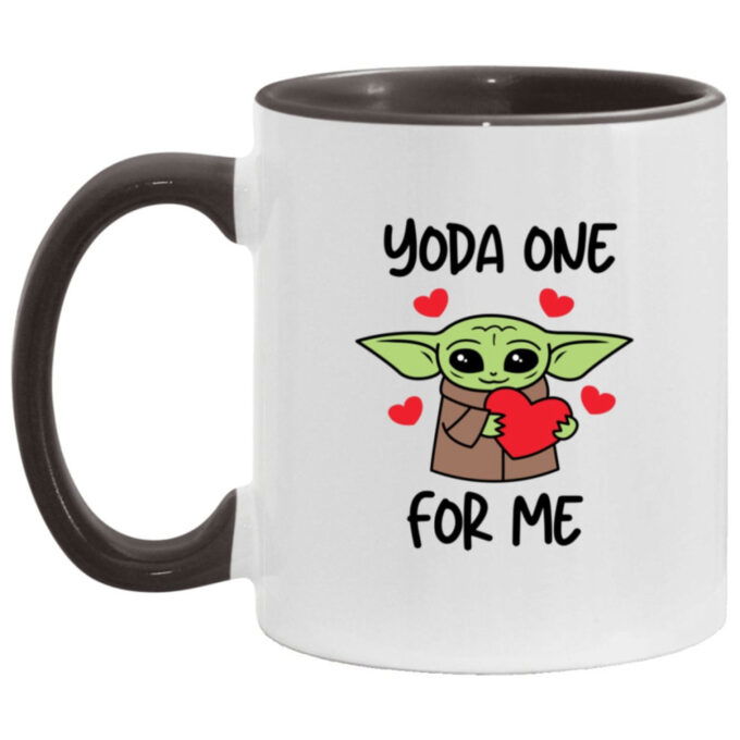 Yoda One For Me Baby Yoda Mug, Birthday Gift Idea