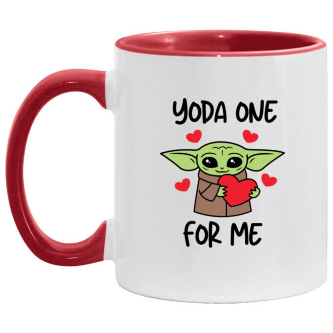 Yoda One For Me Baby Yoda Mug, Birthday Gift Idea