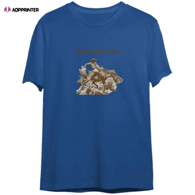 Zach Bryan Front and Back Printed The Burn Burn Burn Tour 2023 Shirt