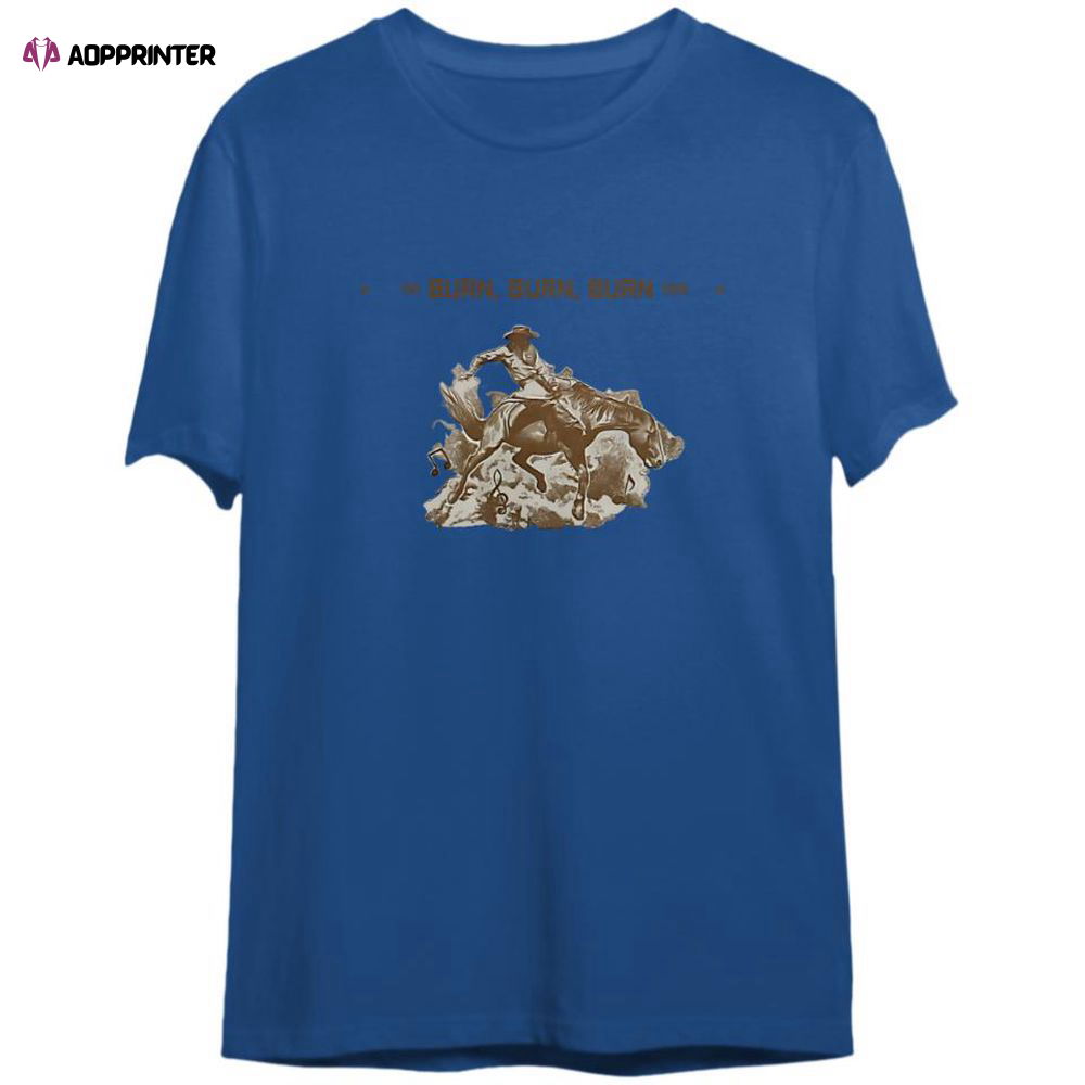 Zach Bryan Front and Back Printed The Burn Burn Burn Tour 2023 Shirt Zach Bryan Front and Back Printed The Burn Burn Burn Tour 2023 Shirt