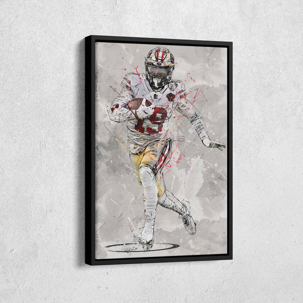 Deebo Samuel Poster San Francisco 49ers NFL Canvas Wall Art Home Decor Framed Poster Man Cave Gift Deebo Samuel Poster San Francisco 49ers NFL Canvas Wall Art Home Decor Framed Poster Man Cave Gift