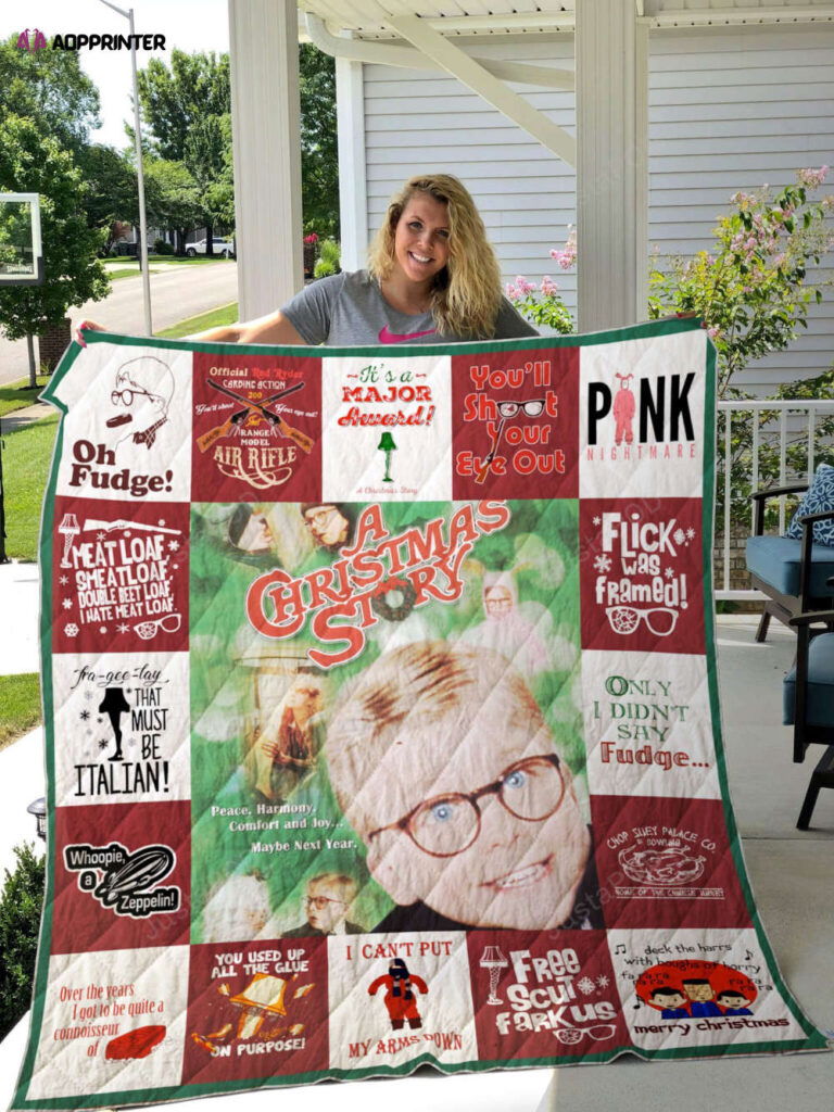 A Christmas Story Quilt Blanket Ver 17-3 A Christmas Story Quilt Blanket Ver 17-3
