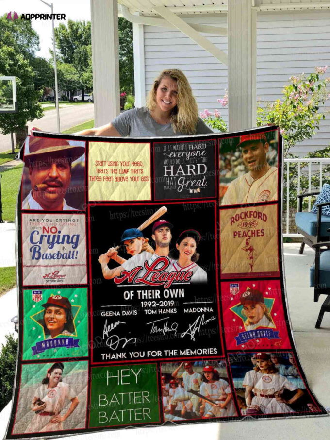 A League Of Their Own Quilt Blanket 01