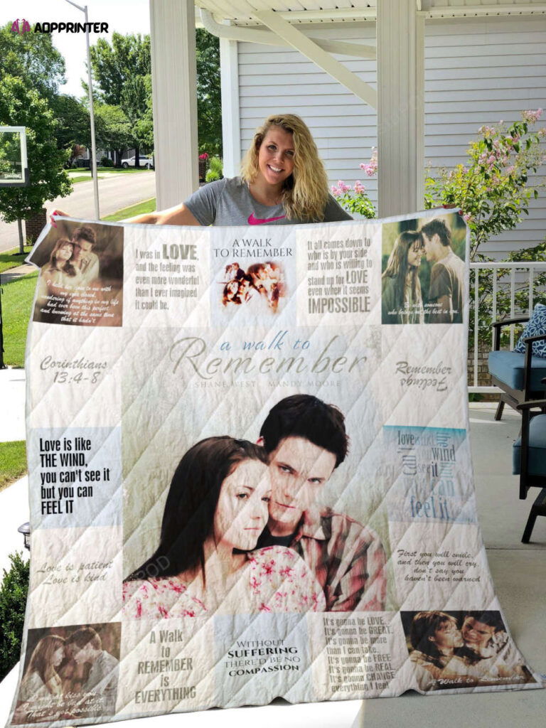 A Walk To Remember Quilt Blanket Ver17 A Walk To Remember Quilt Blanket Ver17