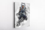 Ahsoka Tano The Clone Wars Star Wars Hero Canvas Unique Design Wall Art Print Hand Made Ready to Hang Custom Design