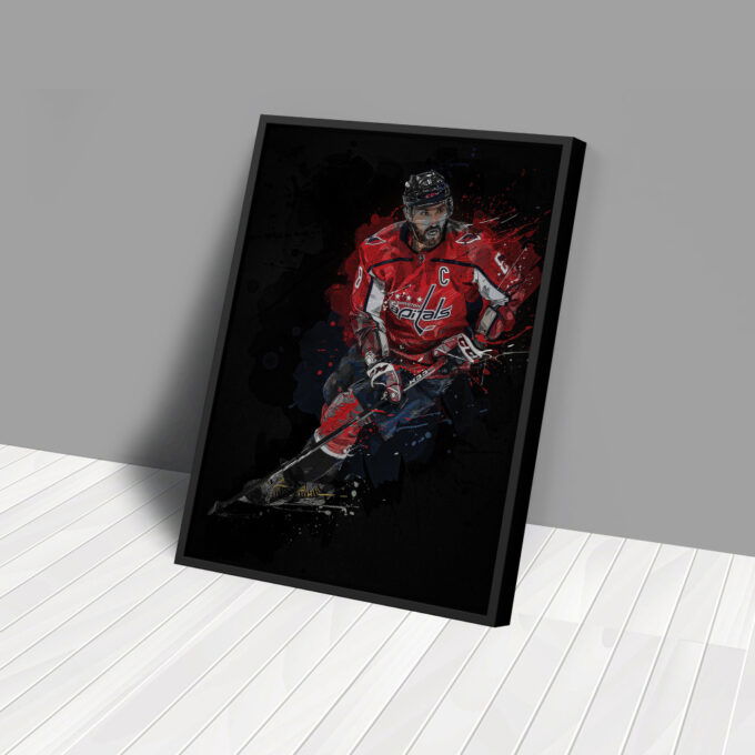 Alexander Ovechkin Art Washington Capitals NHL Wall Art Home Decor Hand Made Poster Canvas Print