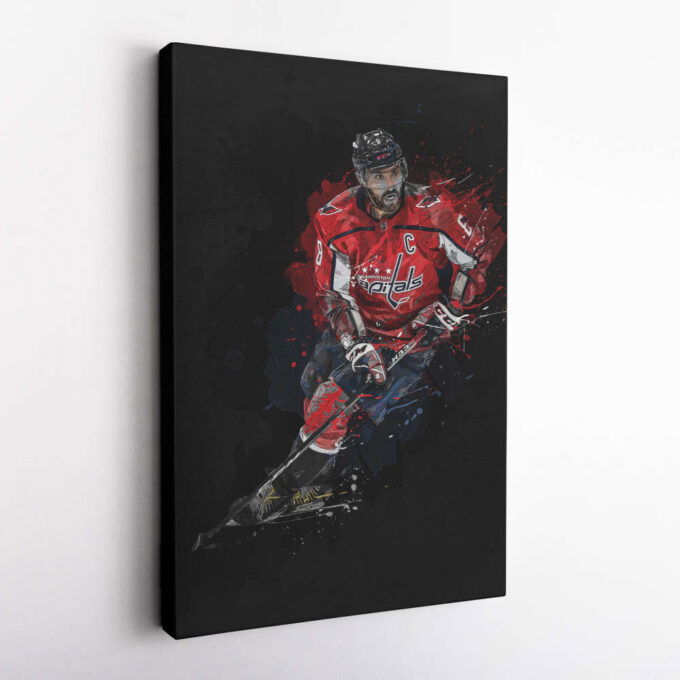 Alexander Ovechkin Art Washington Capitals NHL Wall Art Home Decor Hand Made Poster Canvas Print