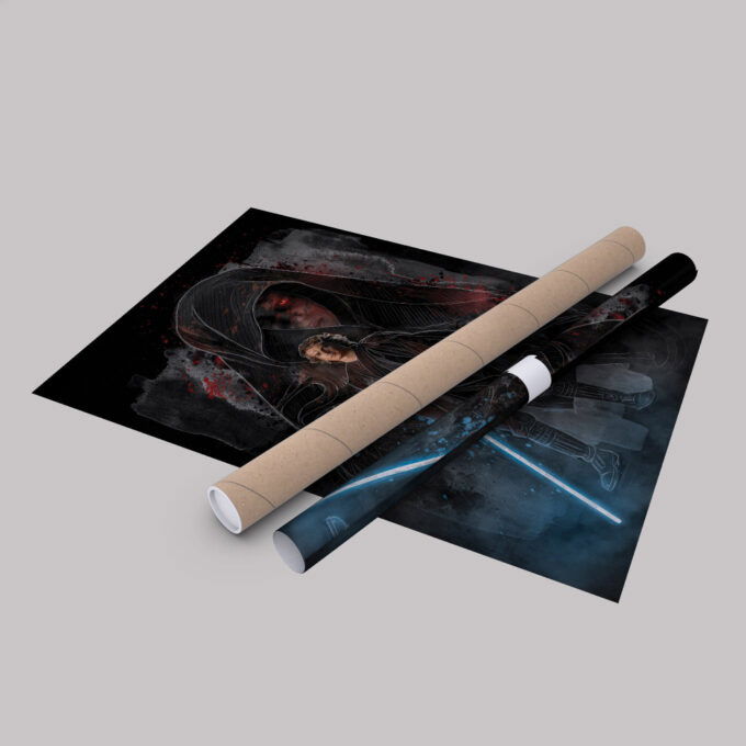 Anakin Skywalker Poster Star Wars Art Canvas Wall Art Print Home Decor Framed Poster Gift for Kids