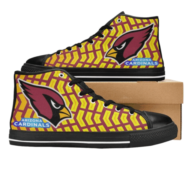 Arizona Cardinals NFL Football Custom Canvas High Top Shoes