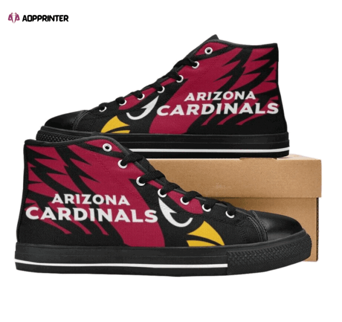 Arizona Cardinals NFL Football Custom Canvas High Top Shoes