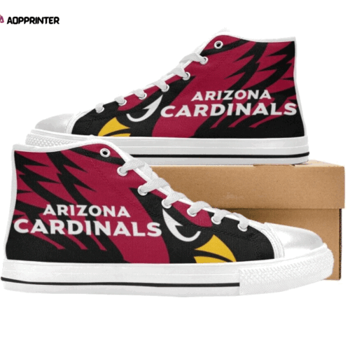 Arizona Cardinals NFL Football Custom Canvas High Top Shoes