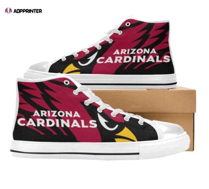 Arizona Cardinals NFL Football Custom Canvas High Top Shoes
