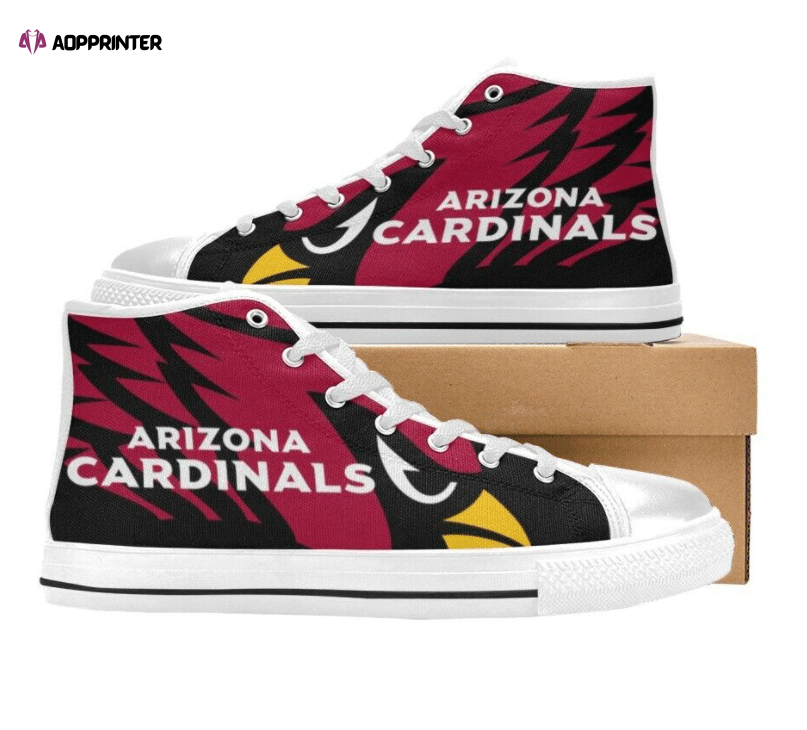 Arizona Cardinals NFL Football Custom Canvas High Top Shoes Arizona Cardinals NFL Football Custom Canvas High Top Shoes