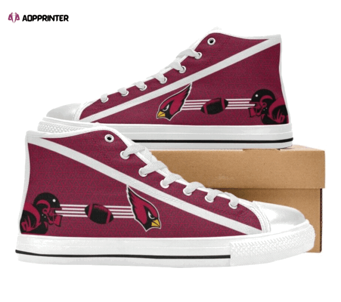Arizona Cardinals NFL Football Custom Canvas High Top Shoes