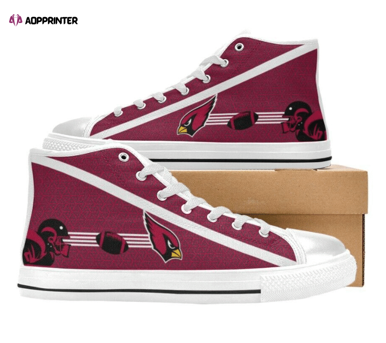 Arizona Cardinals NFL Football Custom Canvas High Top Shoes Arizona Cardinals NFL Football Custom Canvas High Top Shoes