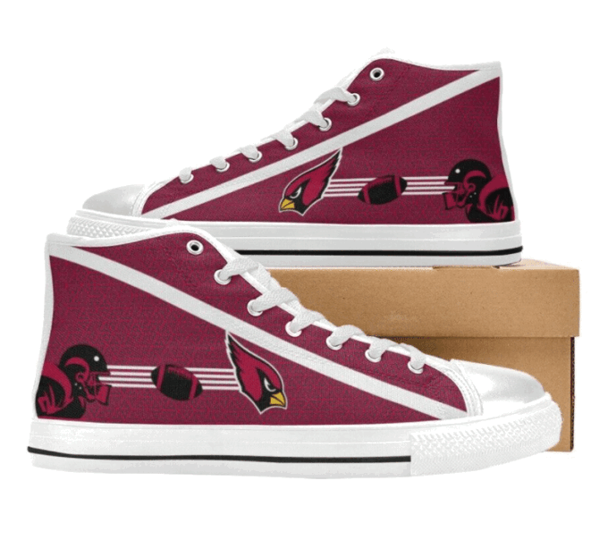 Arizona Cardinals NFL Football Custom Canvas High Top Shoes