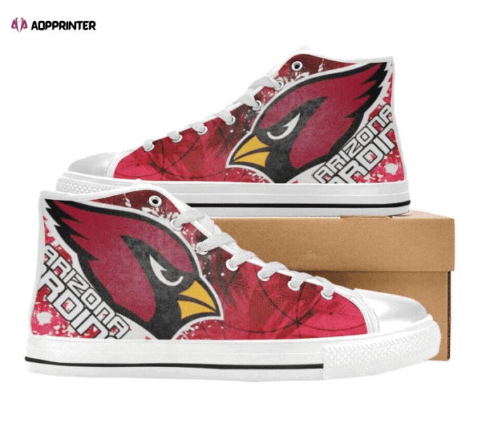 Arizona Cardinals NFL Football Custom Canvas High Top Shoes