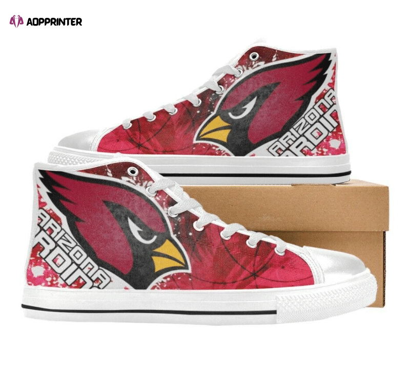 Arizona Cardinals NFL Football Custom Canvas High Top Shoes Arizona Cardinals NFL Football Custom Canvas High Top Shoes