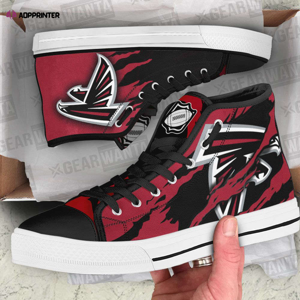 Atlanta Falcons High Top Shoes Custom For Fans Atlanta Falcons High Top Shoes Custom For Fans