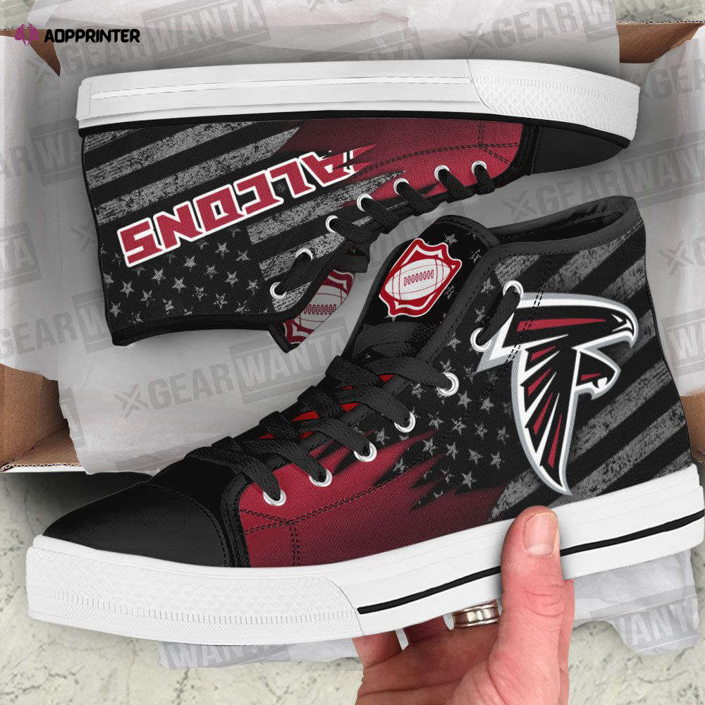 Atlanta Falcons High Top Shoes Custom For Fans Atlanta Falcons High Top Shoes Custom For Fans