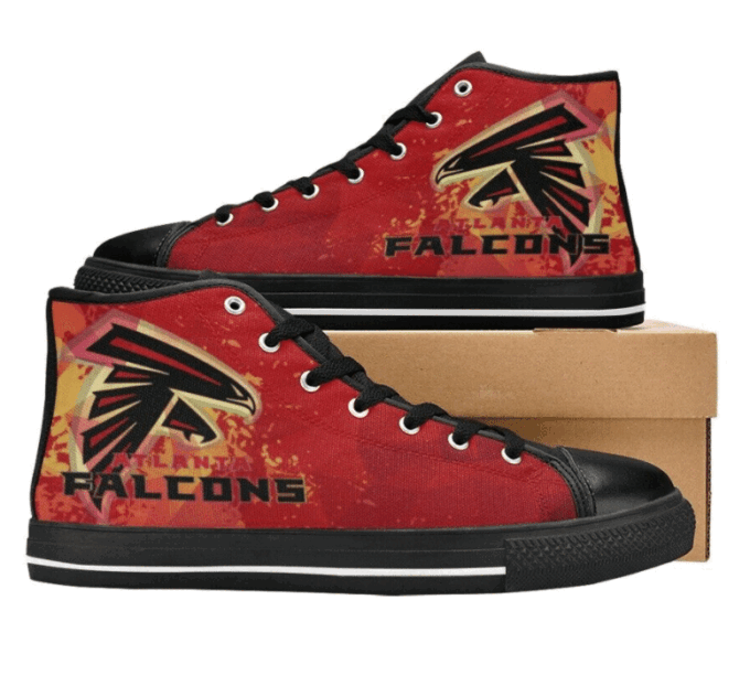 Atlanta Falcons NFL Football Custom Canvas High Top Shoes
