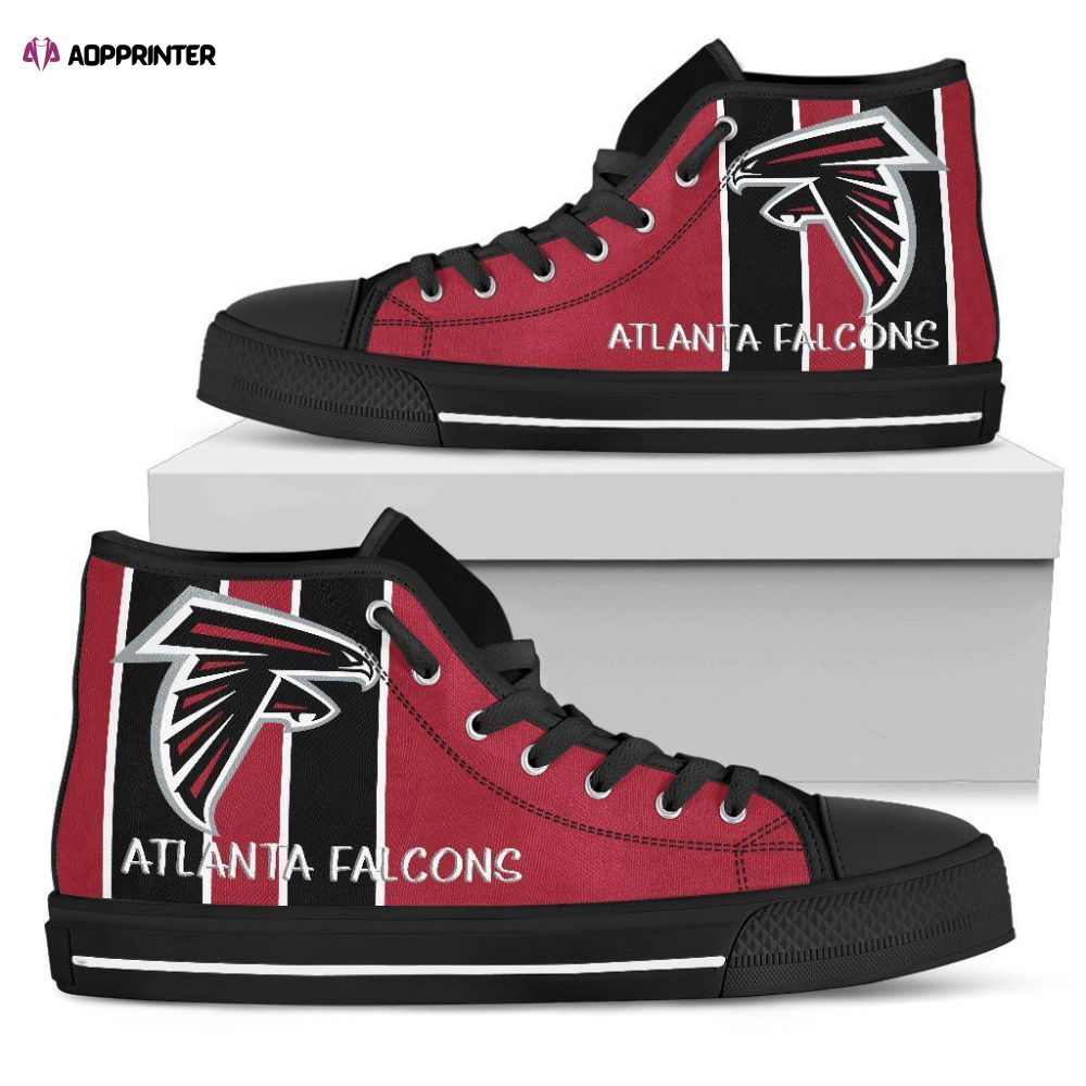 Atlanta Falcons NFL Football Custom Canvas High Top Shoes Atlanta Falcons NFL Football Custom Canvas High Top Shoes