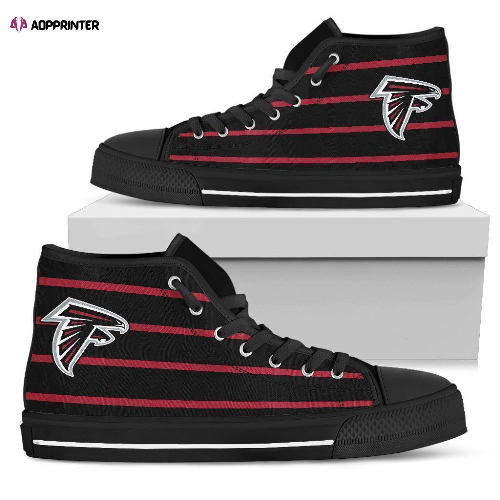 Atlanta Falcons NFL Football Custom Canvas High Top Shoes Atlanta Falcons NFL Football Custom Canvas High Top Shoes