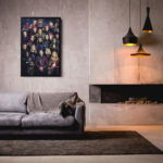 Avengers Characters Poster Marvel Comics Canvas Unique Design Wall Art Print Hand Made Ready to Hang Custom Design