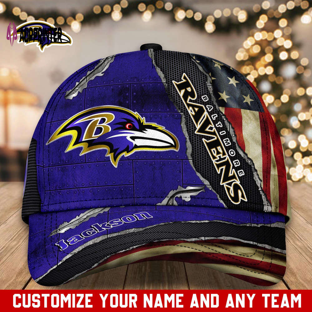 Baltimore Ravens NFL Classic CAP Hats For Fans Custom Baltimore Ravens NFL Classic CAP Hats For Fans Custom