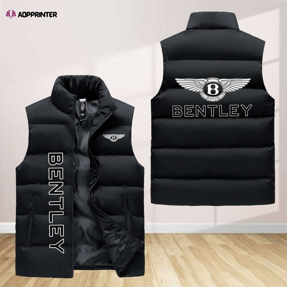 Bentley Sleeveless Puffer Jacket Custom For Fans Gifts Bentley Sleeveless Puffer Jacket Custom For Fans Gifts