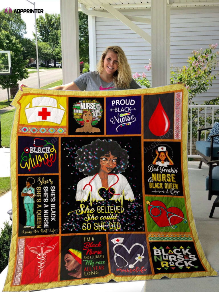 Black Nurse I’m A Black Nurse And Celebrate My Race All Year Long Quilt Blanket Great Customized Gifts For Birthday Christmas Thanksgiving Perfect Gifts For Black Nurse Black Nurse I’m A Black Nurse And Celebrate My Race All Year Long Quilt Blanket Great Customized Gifts For Birthday Christmas Thanksgiving Perfect Gifts For Black Nurse
