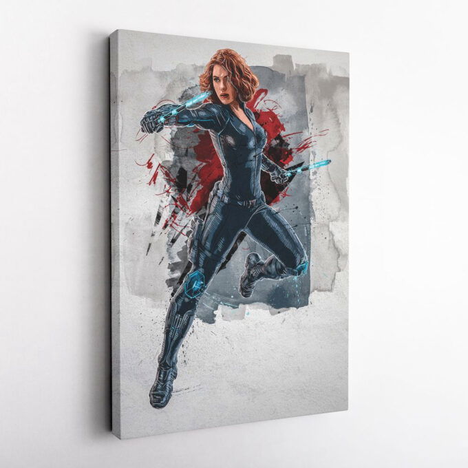 Black Widow Poster Marvel Comics Framed Wall Art Home Decor Canvas Print Artwork