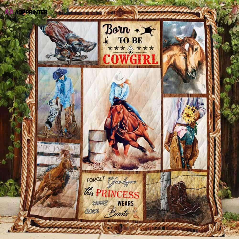 Born to be a Cowgirl Blanket 3D PH1138 Born to be a Cowgirl Blanket 3D PH1138