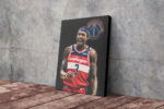 Bradley Beal Poster Washington Wizards Shooting Guard Canvas Unique Design Wall Art Print Hand Made Ready to Hang Custom Design
