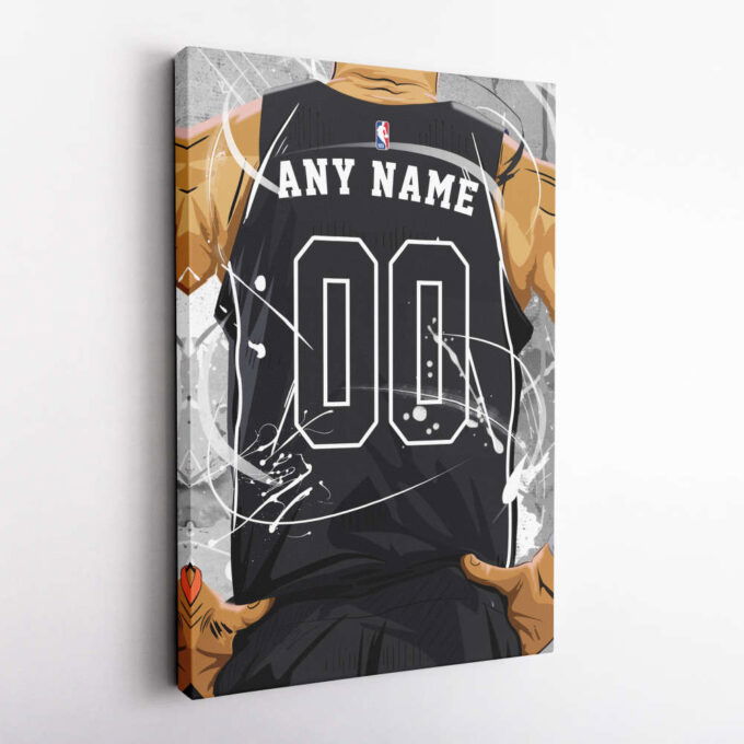 Brooklyn Nets Jersey NBA Personalized Jersey Custom Name and Number Canvas Wall Art  Print Home Decor Framed Poster Man Cave Gift