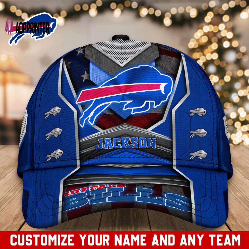 Buffalo Bills NFL Classic CAP Hats For Fans Custom Buffalo Bills NFL Classic CAP Hats For Fans Custom